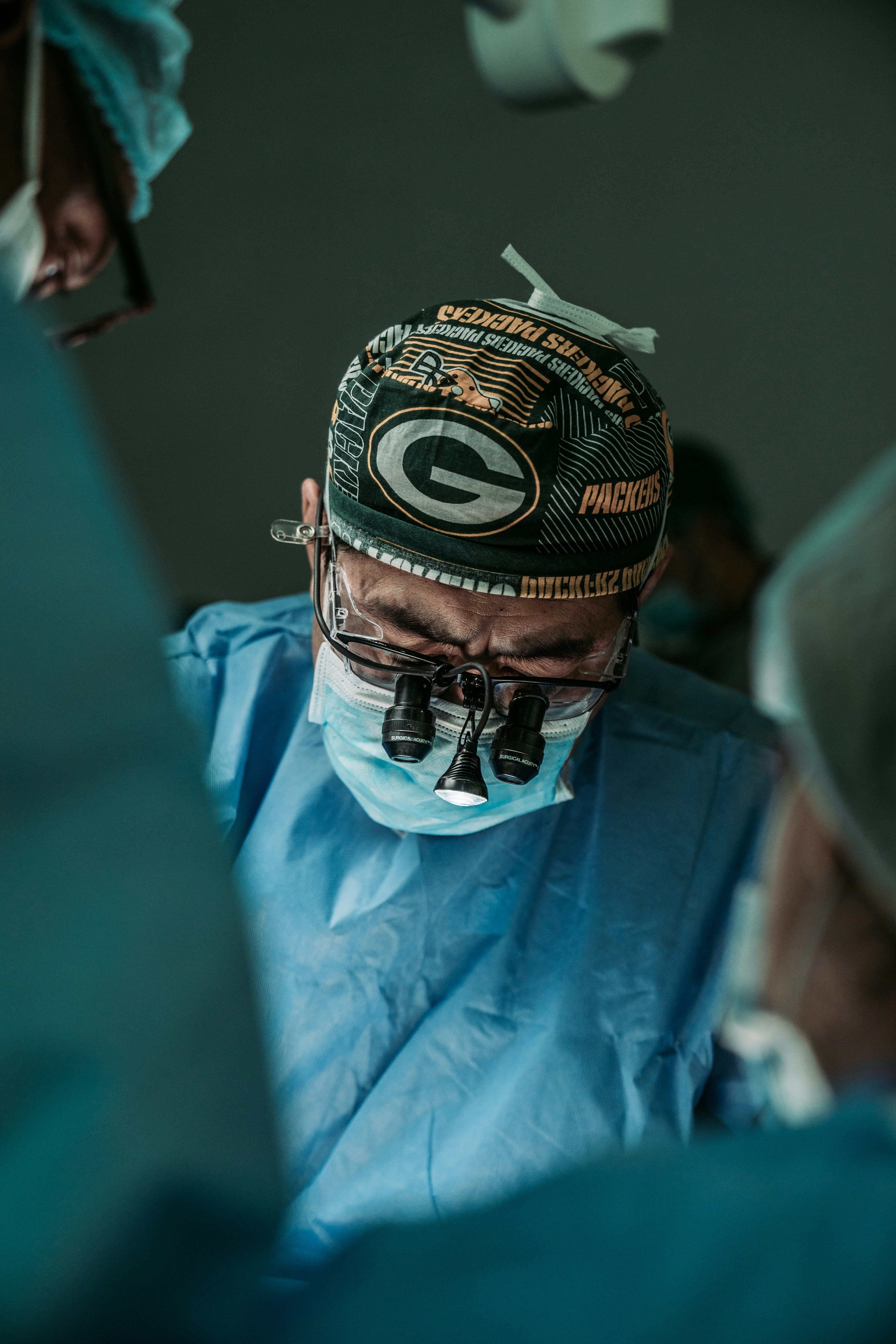 Medical team performing surgery